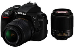Nikon D3300 DSLR Camera with 18-55mm & 55-200mm Lens